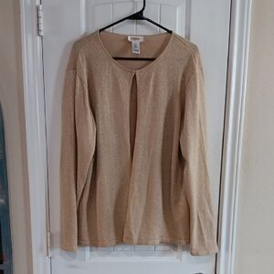 Talbots Metallic Knit Sweater
